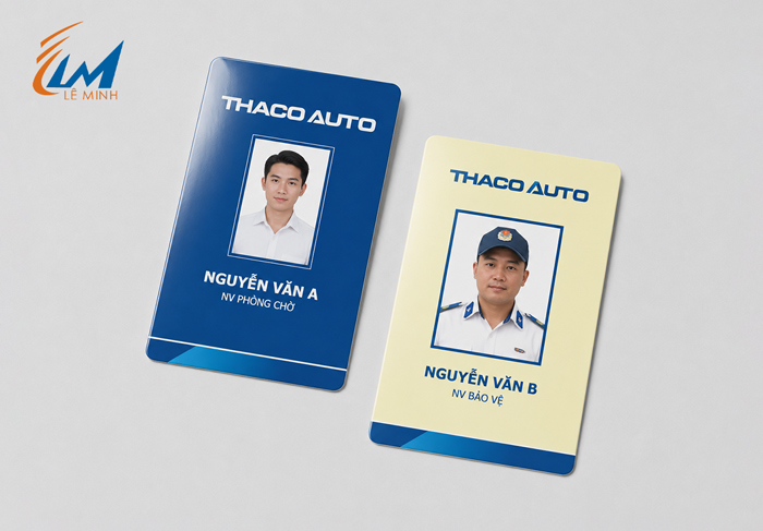 thẻ nhựa nhân viên THACO AUTO