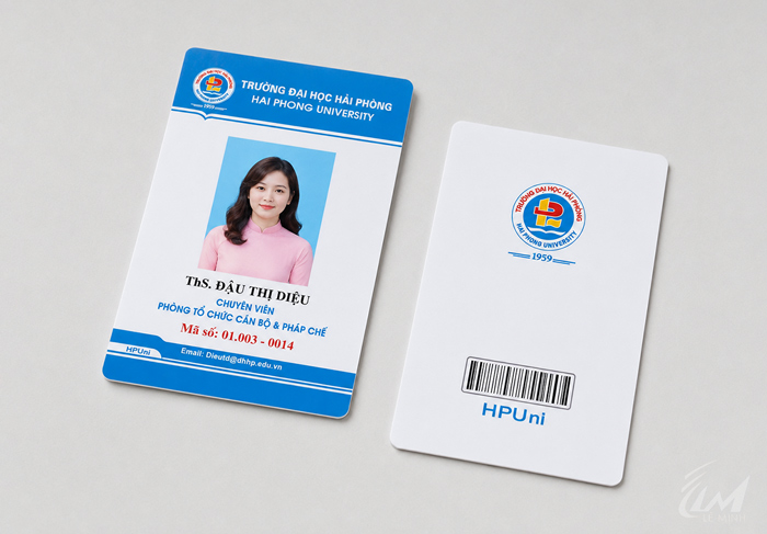 Mẫu in thẻ giáo viên đẹp, thẻ giảng viên đại học